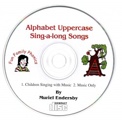 Fun Family Phonics - Book 1A CD ONLY (Alphabet Uppercase Sing-A-Long Songs)