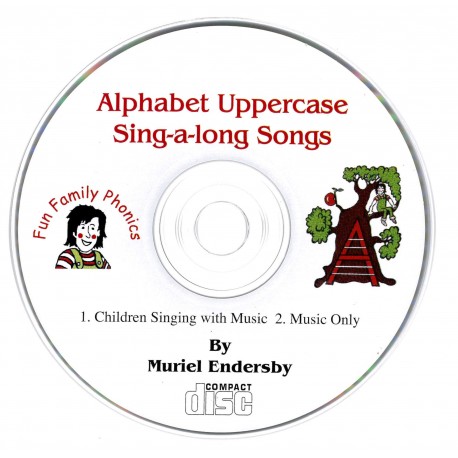 Fun Family Phonics - Book 1A CD ONLY (Alphabet Uppercase Sing-A-Long Songs)